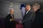 На Брянщине для ветерана войны Алексея Сергеевича Новикова из с. Жирятино 2025 год начался с сюрприза